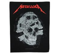 Metallica Skulls Back Patch Rock Band XL DTG Printed Sew On