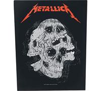 Metallica Skulls Unisex Backpatch Multicoloured 95% Cotton, 5% Polyester Band Merch, Bands