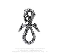 Metallica Snake Badge in Silver metallica Silver