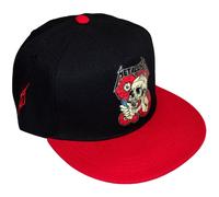 ドラッグトレイン Metallica The Shortest Straw Red Eyes Snapback Baseball Cap One Size