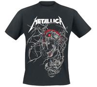 Metallica Spider Dead Men T-Shirt Black XL, 100% Cotton, Regular