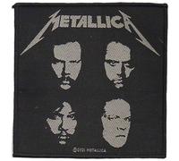 Razamataz Patch Metallica - Black Album - Black/White 100% Polyester One Size