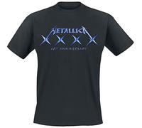 Metallica T Shirt 40 XXXX Band Logo Official Mens Black XX-Large