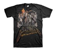 Metallica T Shirt 40th Anniversary Horsemen Band Logo new Official Mens Black
