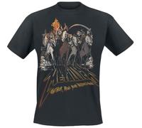 Metallica T Shirt 40th Anniversary Horsemen Band Logo Official Mens Black M