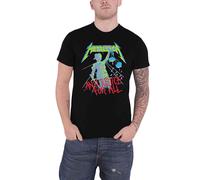 Metallica T Shirt And Justice For All Original Band Logo Official Mens Black