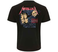 Metallica T Shirt And Justice For All Original Band Logo Official Mens Black