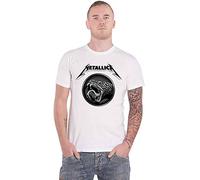 Black Album Poster T Shirt metallica White S