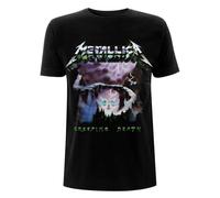 Metallica T Shirt Creeping Death Band Logo new Official Mens Black