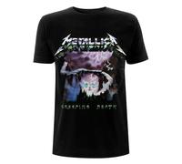 Metallica T Shirt Creeping Death Band Logo Official Mens Black XL