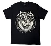 Metallica T Shirt Darkness Son Band Logo new Official Unisex Black