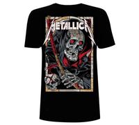 Metallica T Shirt Death Reaper Band Logo new Official Unisex Black