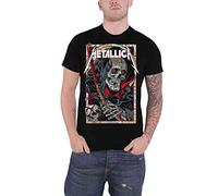 Metallica T Shirt Death Reaper Band Logo Official Mens Black XL