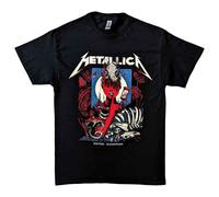 Metallica T Shirt Enter Sandman Poster Band Logo new Official Unisex Black