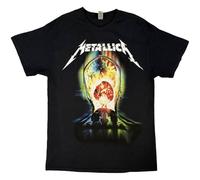 Metallica T Shirt Exploded Band Logo Official Mens Black