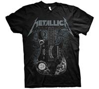 Official Metallica T Shirt Kirk Hammett Ouija Guitar Rock Metal Band Tee Mens