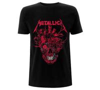 Metallica T Shirt Heart Skull Band Logo new Official Mens Black