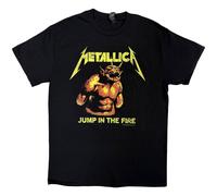Metallica T-Shirt: Jump In The Fire Vintage OFFICIAL NEW