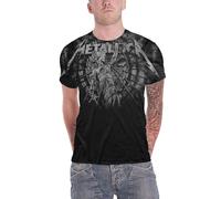 Metallica T Shirt Justice for All Stoned Band Logo new Official Mens Black