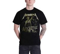 Metallica T Shirt Justice for all Vintage Album Cover Official Mens Black XXL