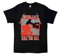 Metallica T Shirt Kill Em All Band Logo Official Mens Black S