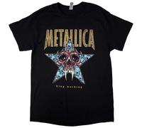 Metallica Men's King Nothing_Men_BL_TS:2XL Regular Fit Crew Neck Short Sleeve T - Shirt, Black (Black Black), XX-Large (Manufacturer Size:XX-Large)