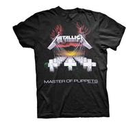 Metallica Master of Puppets Men T-Shirt Black XL, 100% Cotton, Regular
