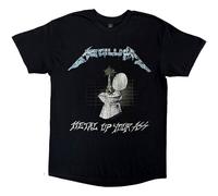 Metallica T Shirt Metal Up Your Ass Band Logo Official Mens Black XL