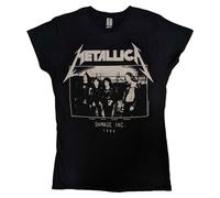 Metallica Master Of Puppets Tour 1986 Photo Girls shirt black L