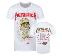 Metallica T-Shirt One Landmine Rock Band New White Official