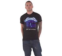Metallica T Shirt Ride The Lightning Tracks Band Logo Official Mens Black M