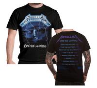 Metallica T Shirt Ride The Lightning Tracks Official Licensed Metal Tee S To 2XL