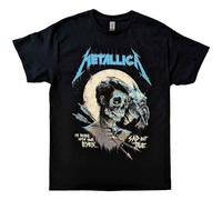 Metallica Unisex T-Shirt Sad But True Poster Official Black Large