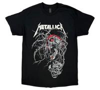 Metallica T Shirt Spider Dead Band Logo new Official Mens Black