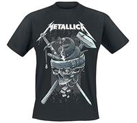 Metallica History Men T-Shirt Black XL, 100% Cotton, Regular