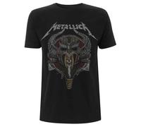Metallica T Shirt Viking Band Logo new Official Mens Black