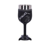Nemesis Now B5222R0 Officially Licensed Metallica Black Album Goblet Wine Glass , 18cm