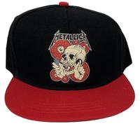 ドラッグトレイン Metallica The Shortest Straw Red Eyes Snapback Baseball Cap One Size