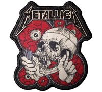 Metallica The Shortest Straw Red Eyes Standard Printed Patch Accessory Size