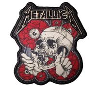 Rock Off officially licensed products Metallica The Shortest Straw Red Eyes Standard Printed Patch Accessory Size
