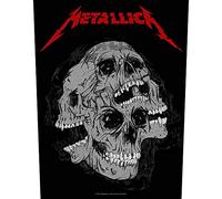 Metallica Skulls Back Patch black red grey Onesize