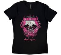 Metallica Wherever I May Roam Black Womens Fitted T-Shirt OFFICIAL