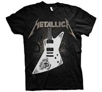 Metallica Papa Het Guitar Men T-Shirt Black M, 100% Cotton, Regular