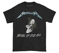 Metallica T Shirt Metal Up Your Ass Band Logo Official Mens Black L