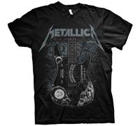 T-Shirt # L Unisex Black # Hammett Ouija Guitar