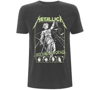 Metallica - Justice Faces Charcoal - T-Shirt - grey - L - 100% Cotton,Jersey L