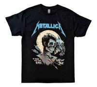 Rock Off Metallica 'Sad But True Poster' (Black) T-Shirt (as8, Alpha, l, Regular, Regular)