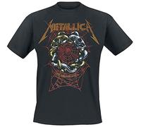 Metallica T Shirt Ruin Struggle Band Logo Official Mens Black M