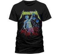 Metallica T-Shirt And Justice for All (Original) Unisex Black Size M