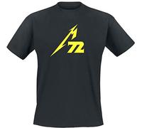 Metallica T Shirt M72 Strobes Band Logo Official Mens Black M